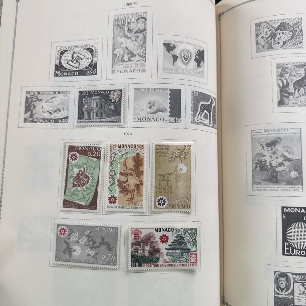 Scott International Postage Stamp Album, Part VII 1968-1971 - Some Stamps