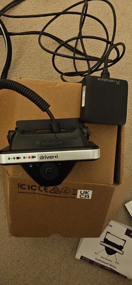 NETRADYNE DRIVER DASHBOARD DRIVER I DUAL FLEET DASHBOARD CAMERA AND MODULE D-210