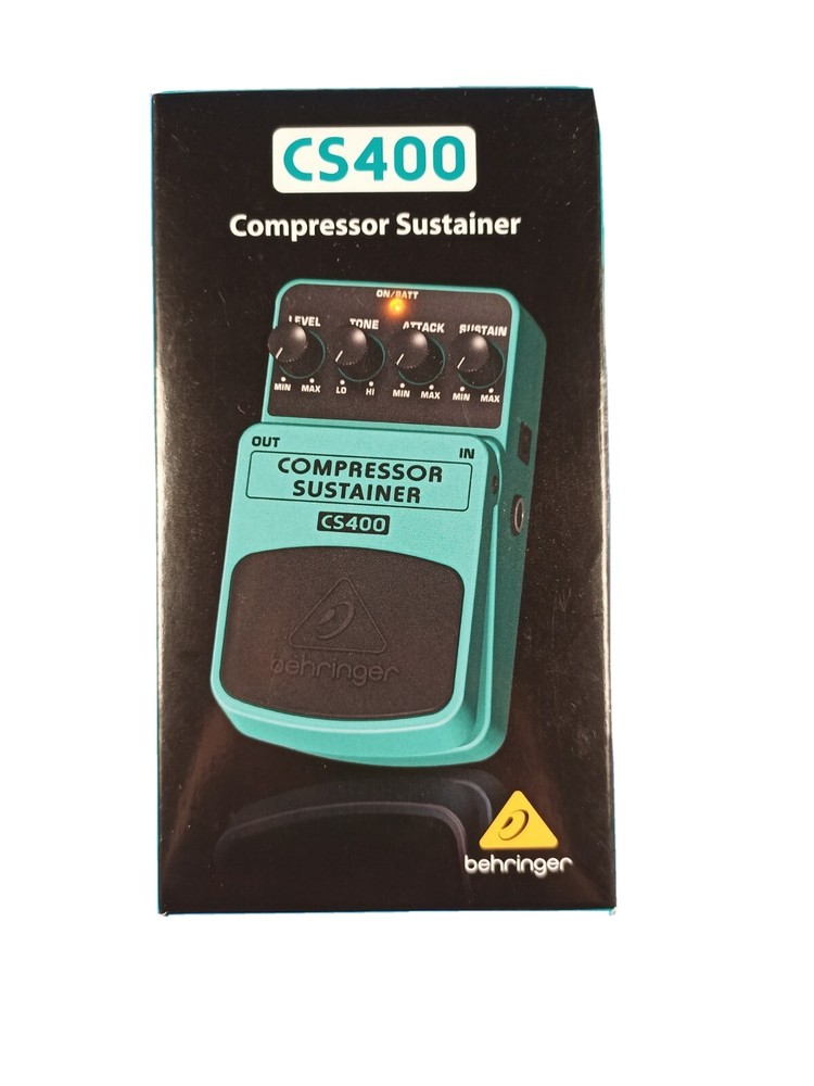 Behringer Compressor/Sustainer CS400 Ultimate Dynamics Effects Pedal,Green