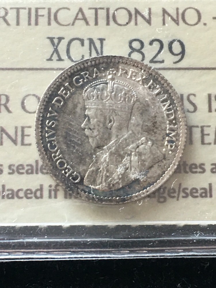 1917c Newfoundland, ¢5 Cent, ICCS Graded, **MS-64**