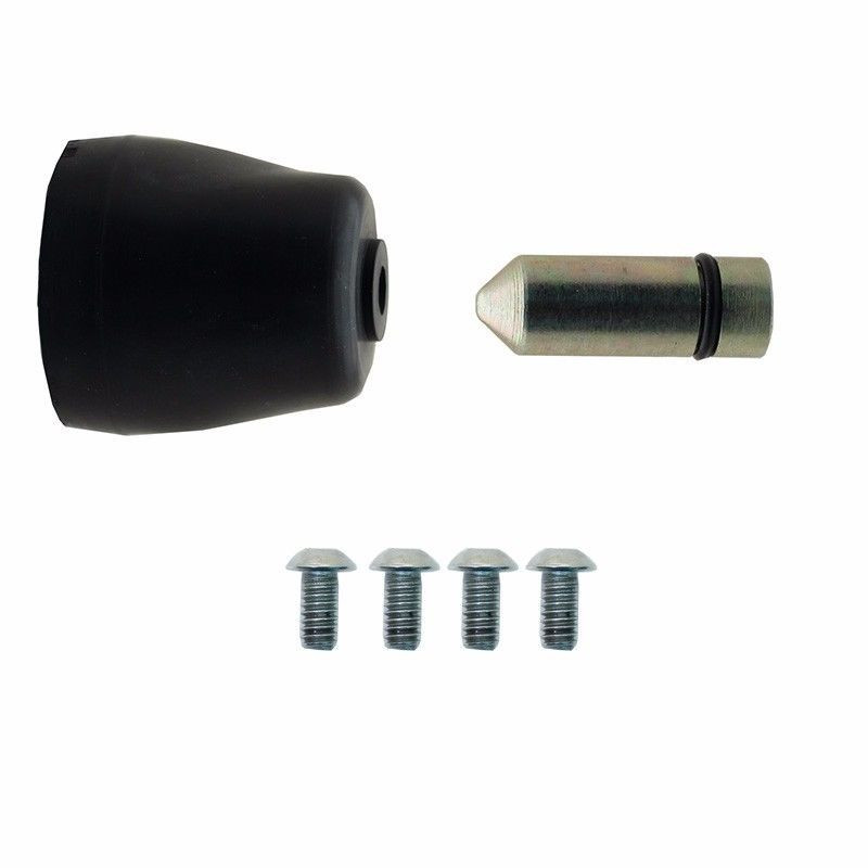 1964-66 FORD MUSTANG POWER BRAKE BOOSTER KIT FOR AUTOMATICS, BLK OUT SERIES