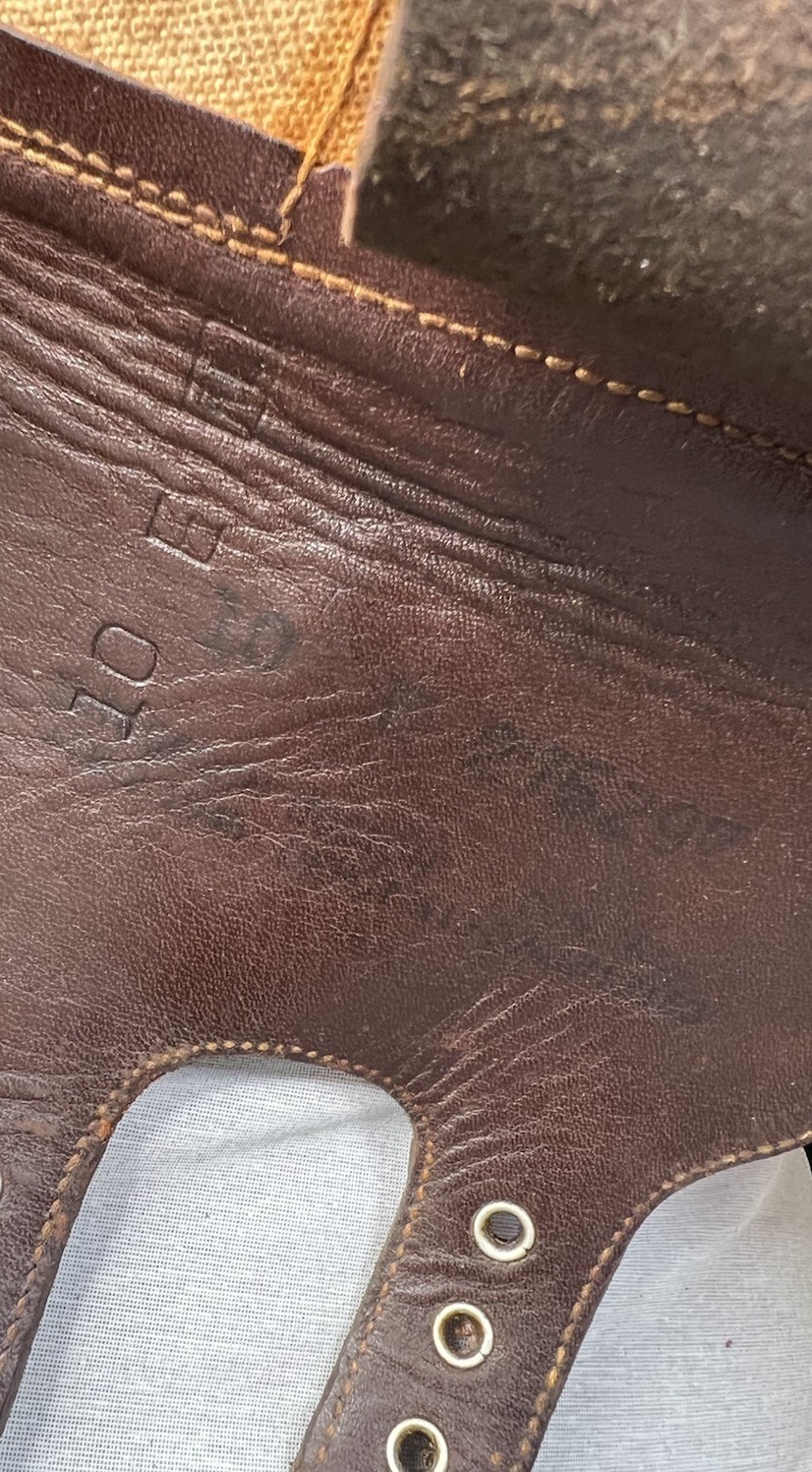 Vtg Wwii US Army Military M-1943 M43 Double Buckle Combat Boots 1940s Mens 10 E