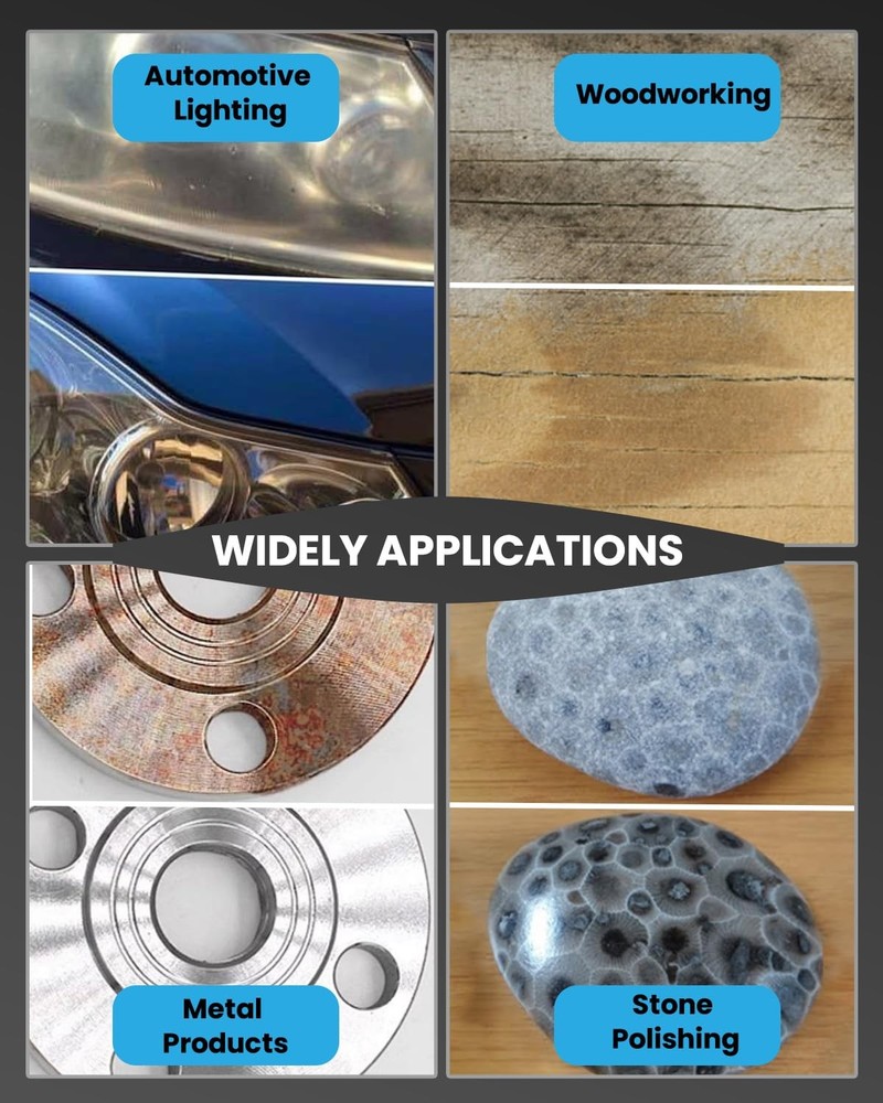 78PCS Drill Polishing Buffing Pads Kit with Buffer Polisher Attachment,...