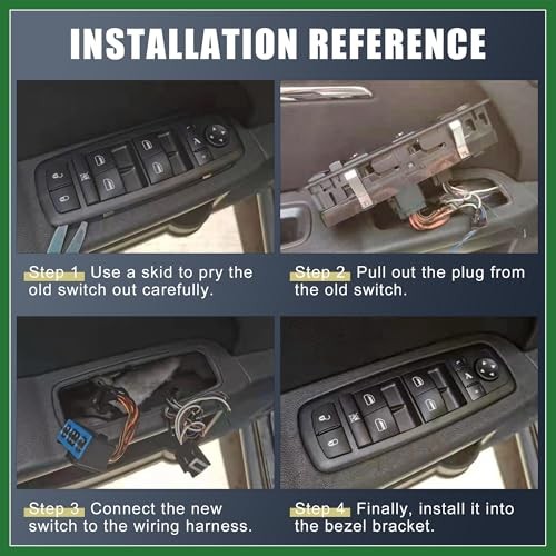 Master Driver Side Power Window Switch MR753373 Replacement for Mitsubishi