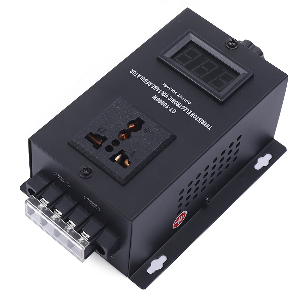 New Variable Voltage Regulator Dimmer Motor Speed Controller AC 110V SCR 10000W