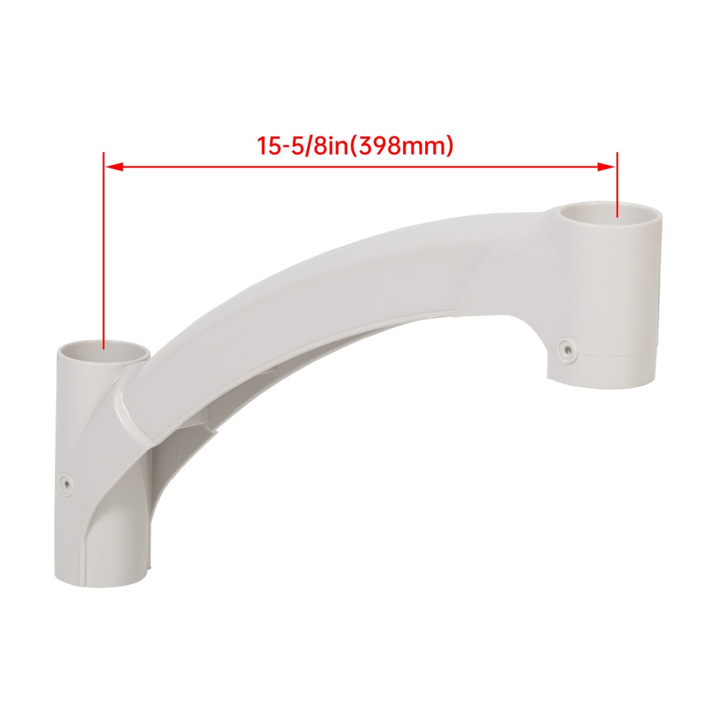 White Short Handrail Replace For Above Ground Swimming Pool Step