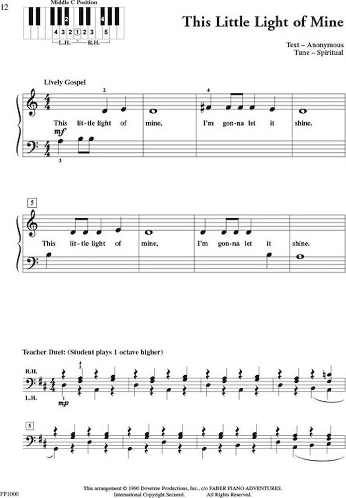 PlayTime Piano Hymns - Level 1