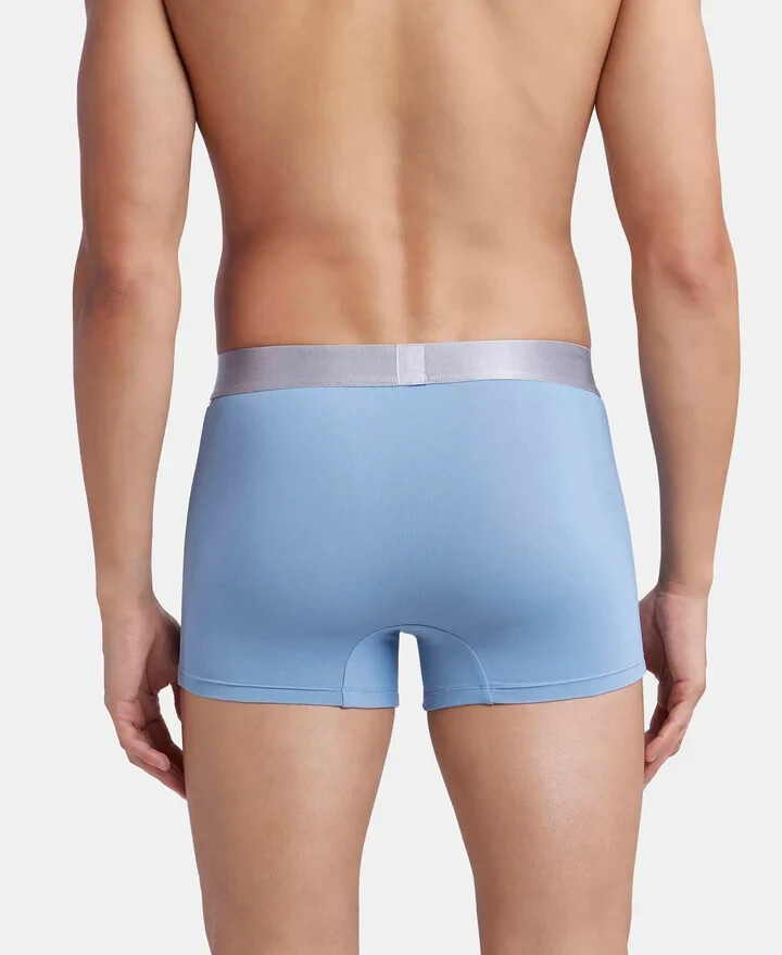 Jocky Men Tactel Microfiber Elastane Stretch solid Trunk with Moisture move IC28