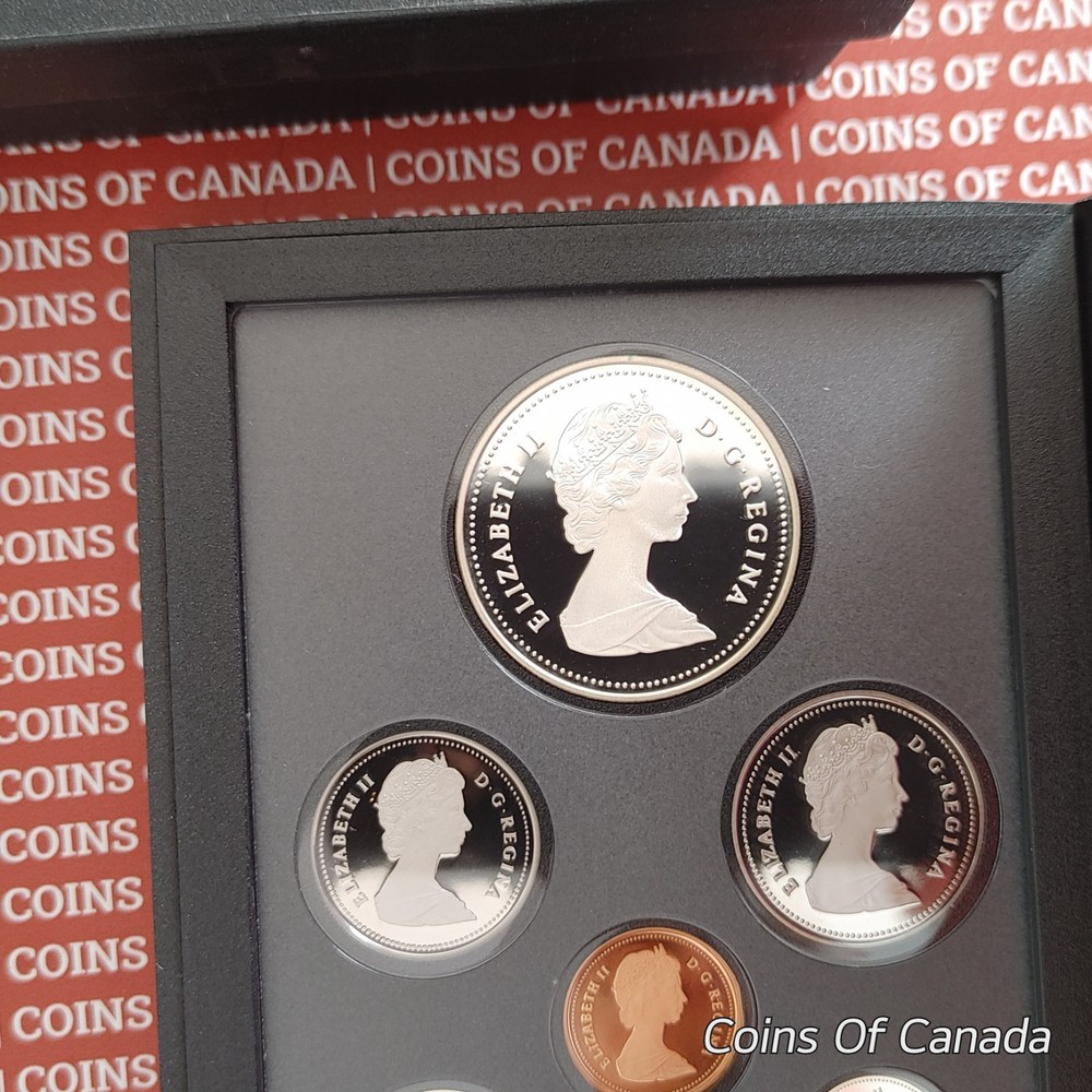 1987 Canada Proof Set w/ Special Edition John Davis Silver Dollar #coinsofcanada