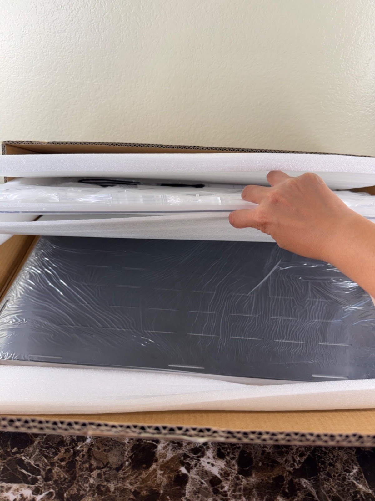 Acrylic standing display case fits 63 cars ( fits 1:64 Hot Wheels , Matchbox)