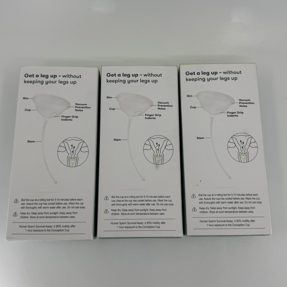 3 (Three) Frida Fertility Conception Aid Cup NEW