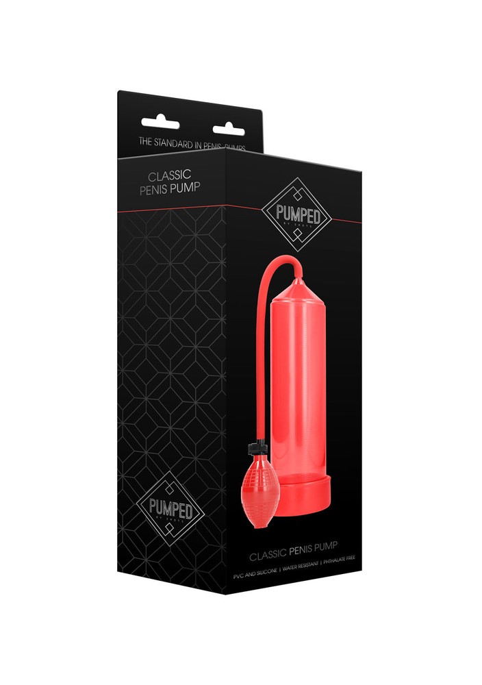 Shots Classic Penis Pump Erection Enhancer Red