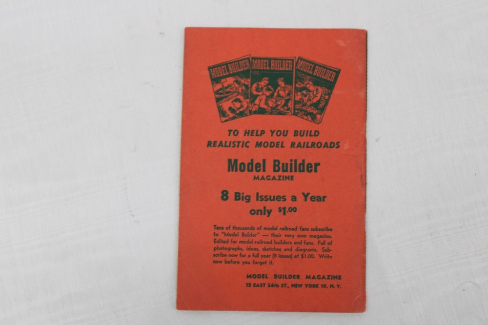 NICE! 1946 Instructions For Assembling and Operating Lionel Trains FREE SHIP!