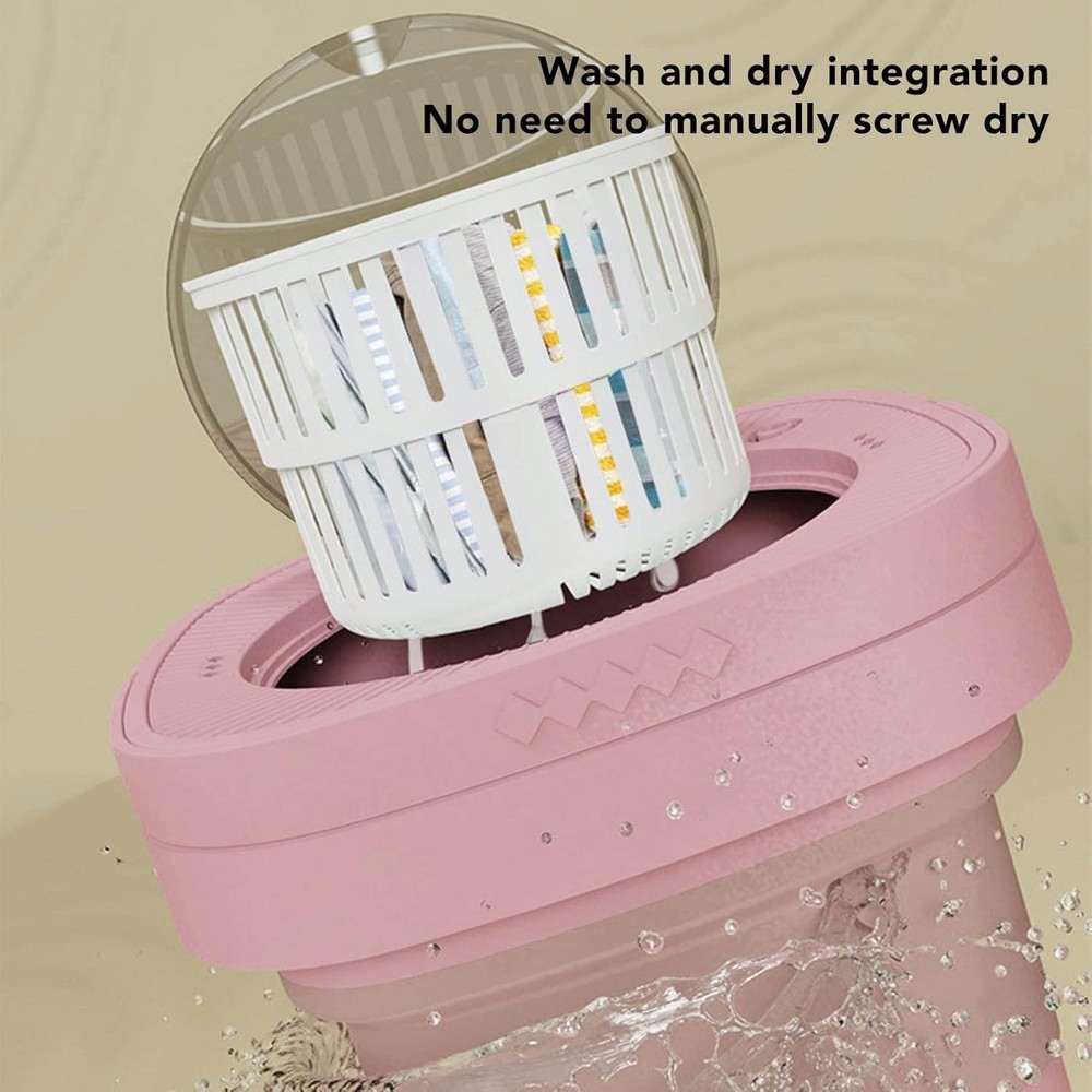 Compact Fully Automatic 6.5L Washing Machine - Easy & Quick Laundry Solution