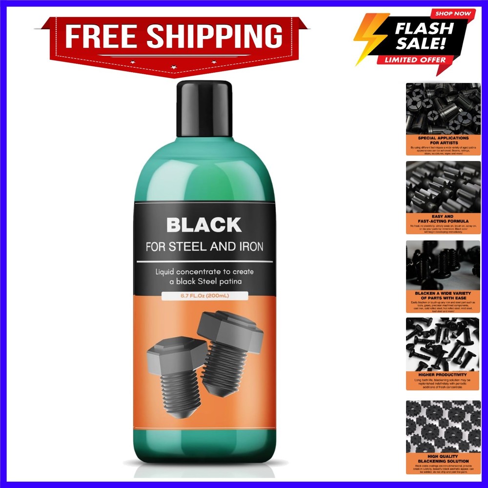 Black Oxide Coating Kit - , Versatile Blackening Solution for Iron and Steel ...