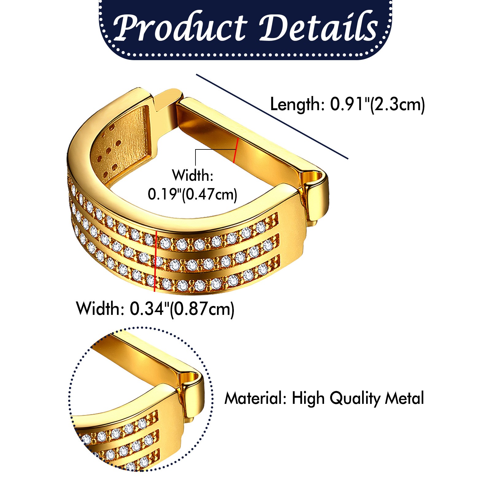 Mens Metal Tie Ring Tie Clip Clasp Bling Business Wedding Neckties Holder Clip