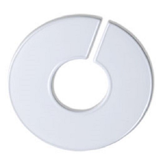White Round Plastic Blank Rack Size Dividers (100pack)