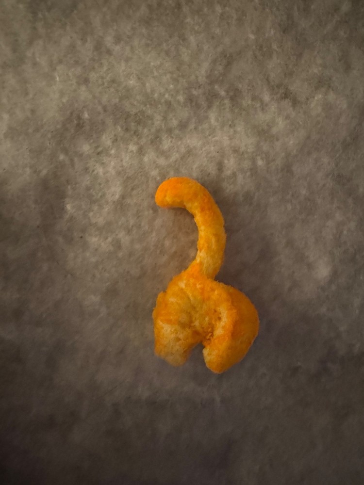 dinosaur shaped cheese puff
