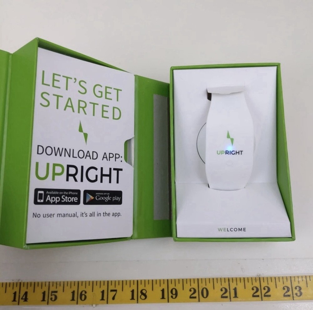 Upright Smart Posture Trainer Wearable Device Back Posture Corrector App Based