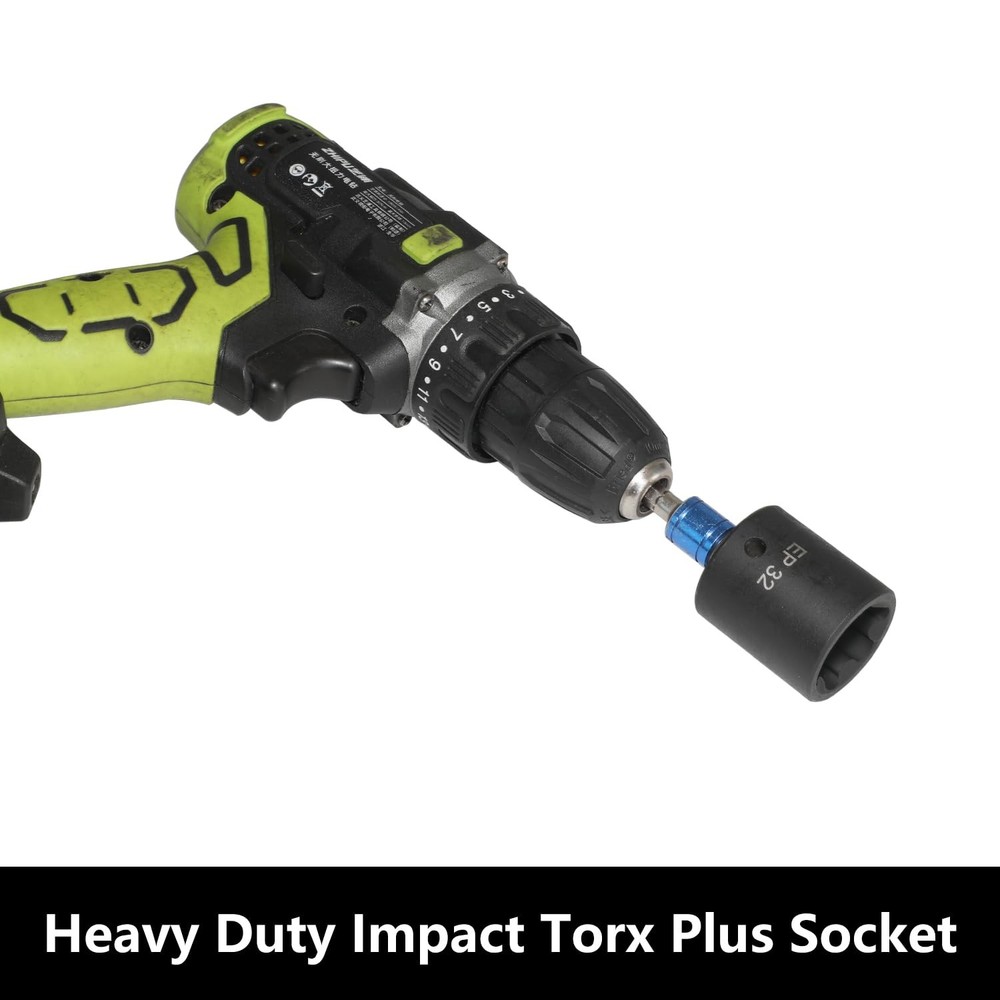 External Torx Plus Socket Set 6 Point EP Socket EP4, EP5, EP6, EP7, EP8, EP10...