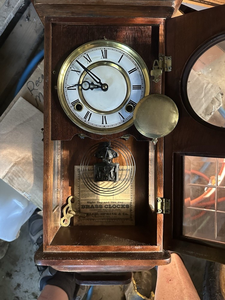 Welch Spring & Co. Clock Eight Day And One Day Clock