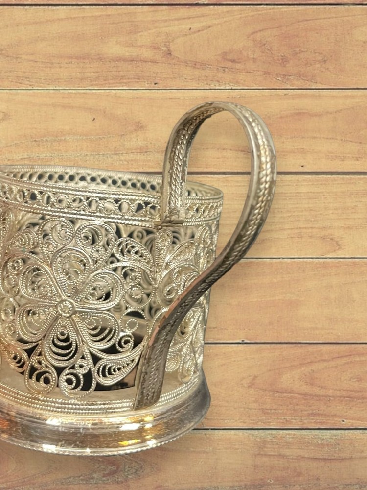 Silverplate Russian Cup Holders