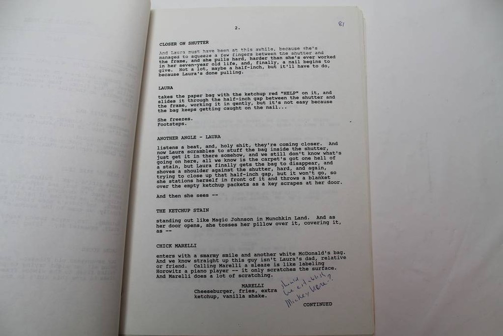 SOMETHING IS OUT THERE / Paul Bernbaum 1988 TV Show Script, Alien Sci-fi Horror