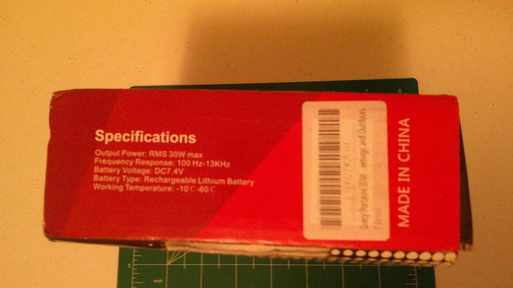 Giecy Multi-functional Portable Voice Amplifier With LED. READ DESCRIPTION.