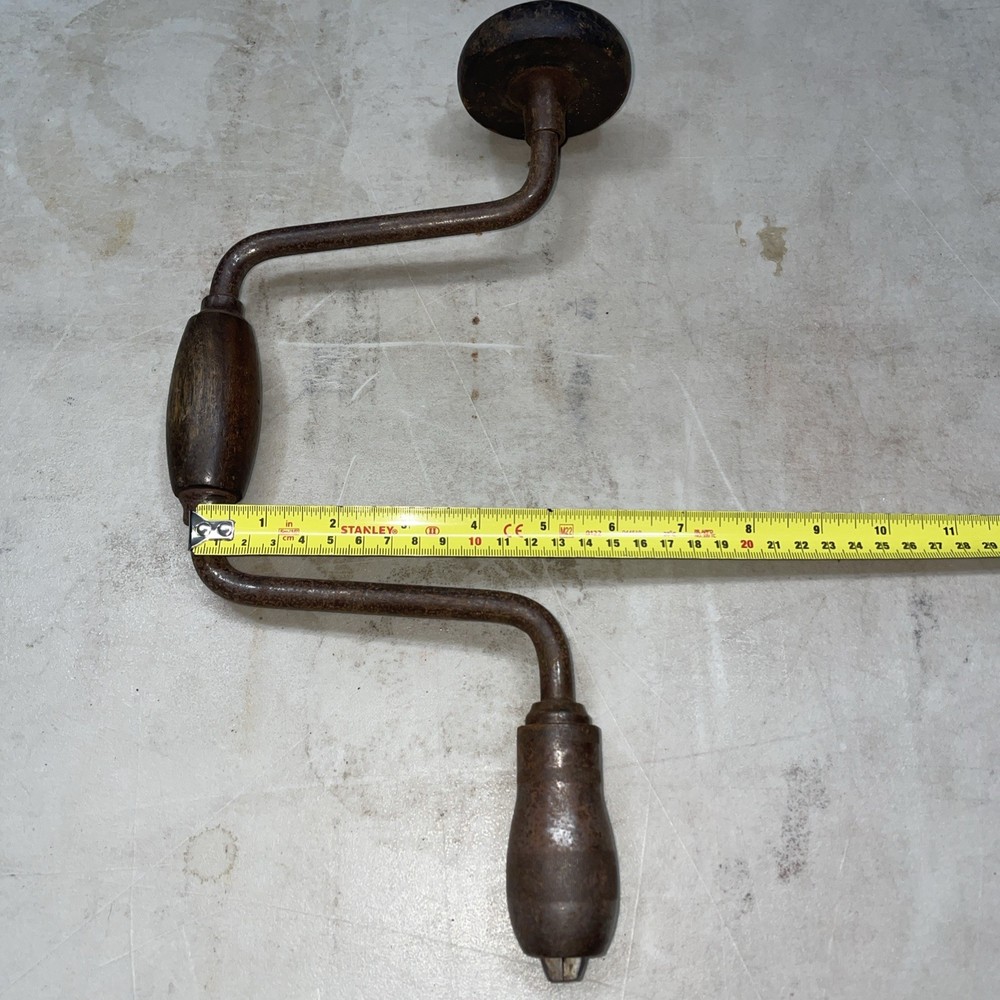 Vintage Brace Drill 10” Sweep