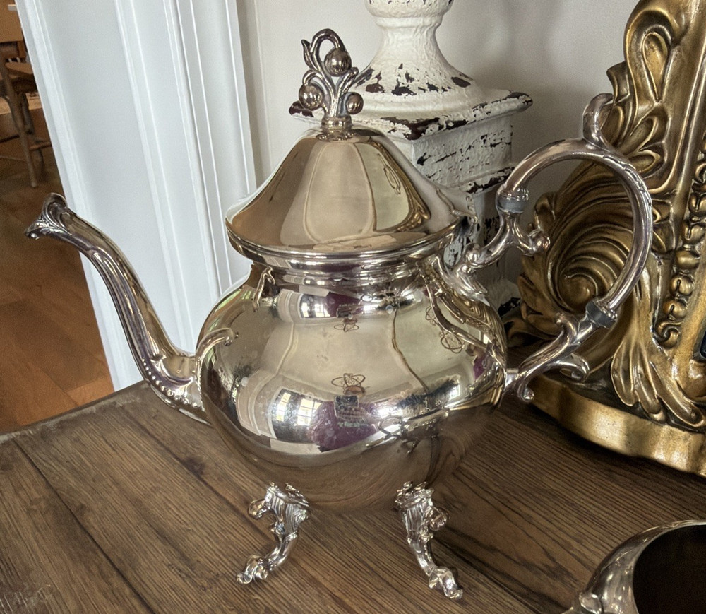 Vintage Birmingham Silver Company 3-Piece Silverplate Set Piece Silver on Copper