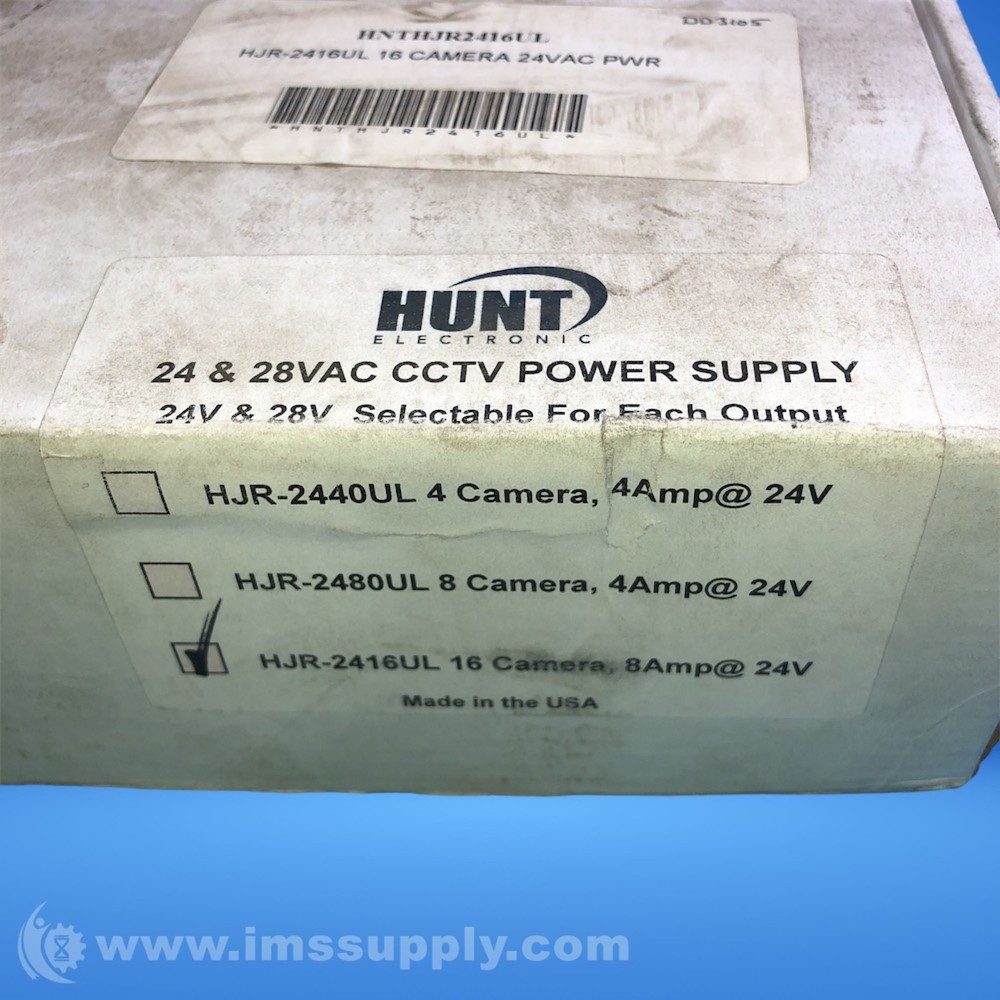 Hunt Electronic 16 Camera 24VAC Power Panel FNFP