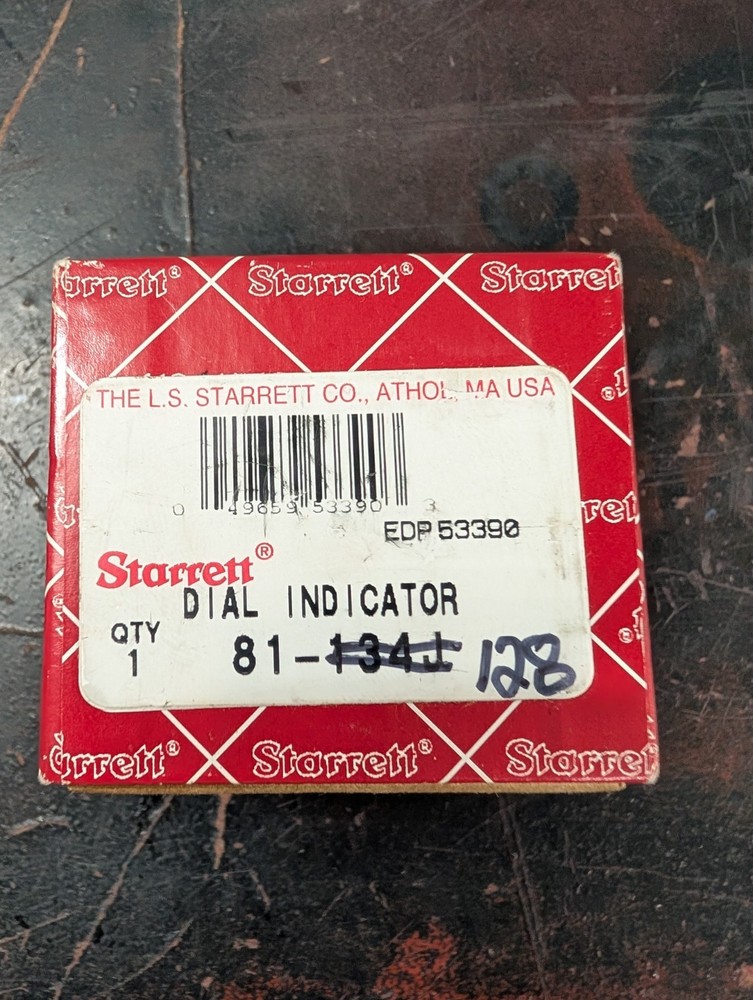 Starrett Dial Indicator 81-128 Precision Measurement Tool