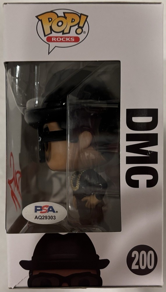 DMC Darryl McDaniels Autographed/Signed Run-DMC Funko Pop PSA!