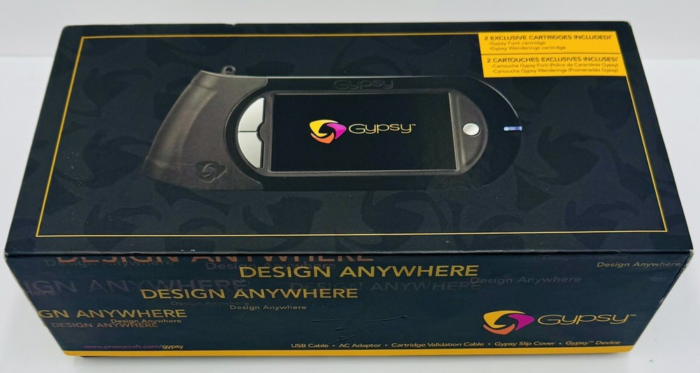 Provo Craft Cricut Gypsy Handheld Design Machine Set
