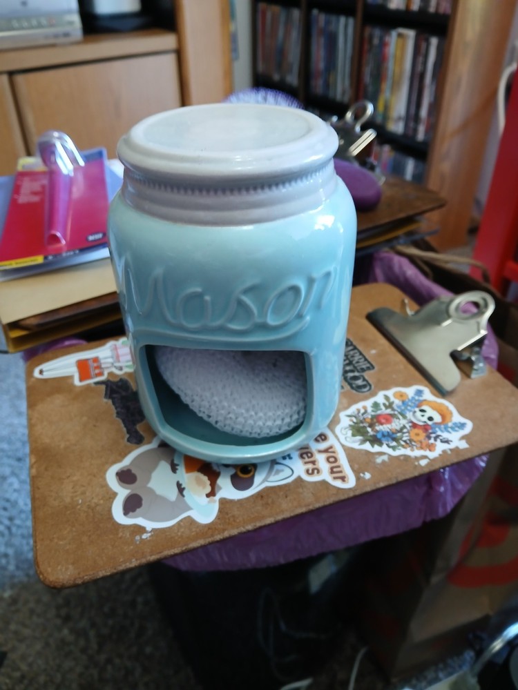 "COMFIFY" COMFORT FOR YOUR HOME Mason Kitchen Set Scrubber Container & Scourer