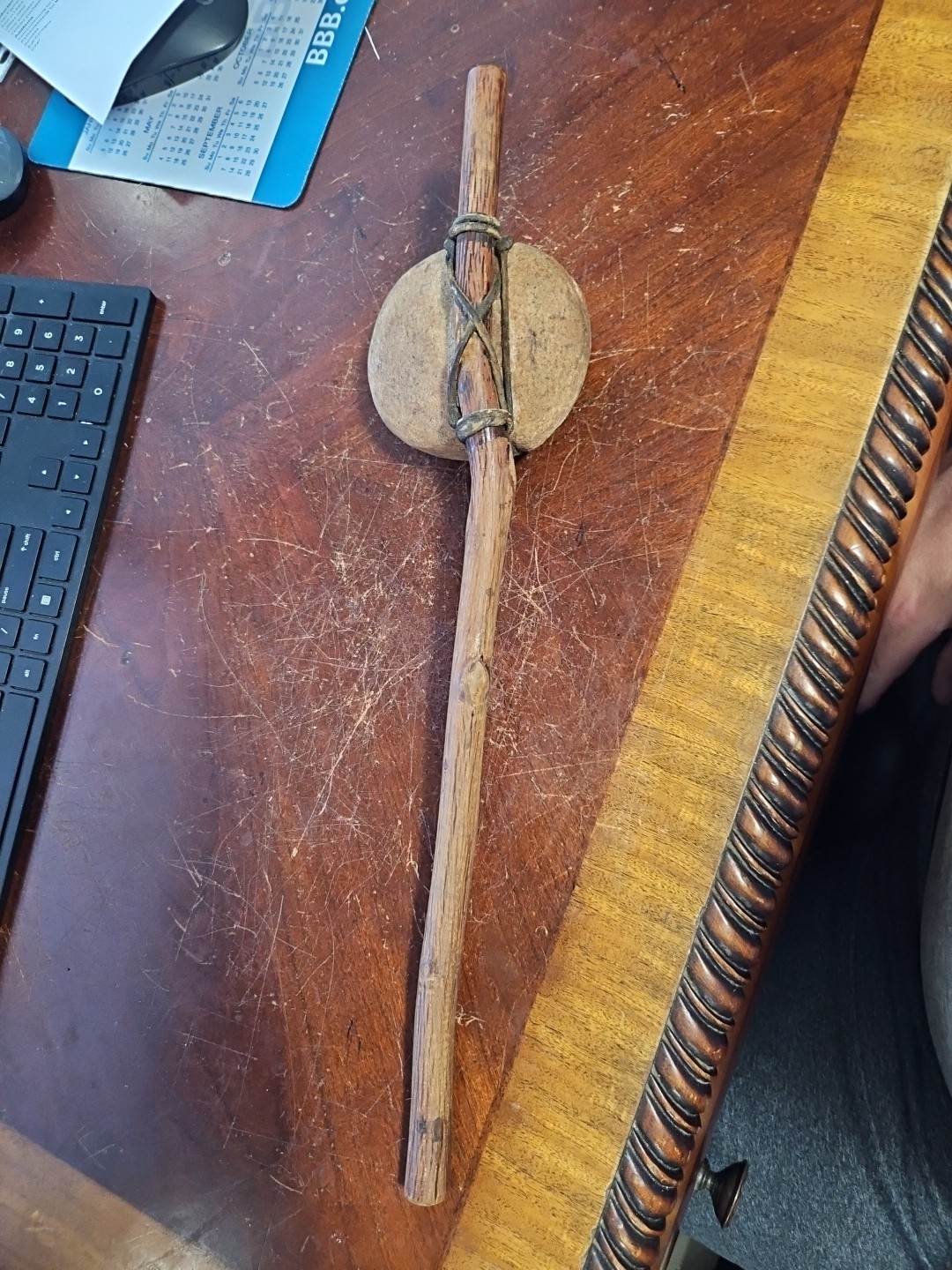 native american stone tomahawk date unknown