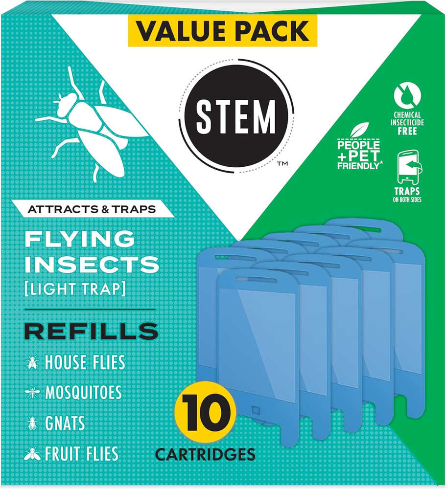 Light Trap Refill Cartridges, Indoor Fruit Fly Trap, Effective Insect Control fo