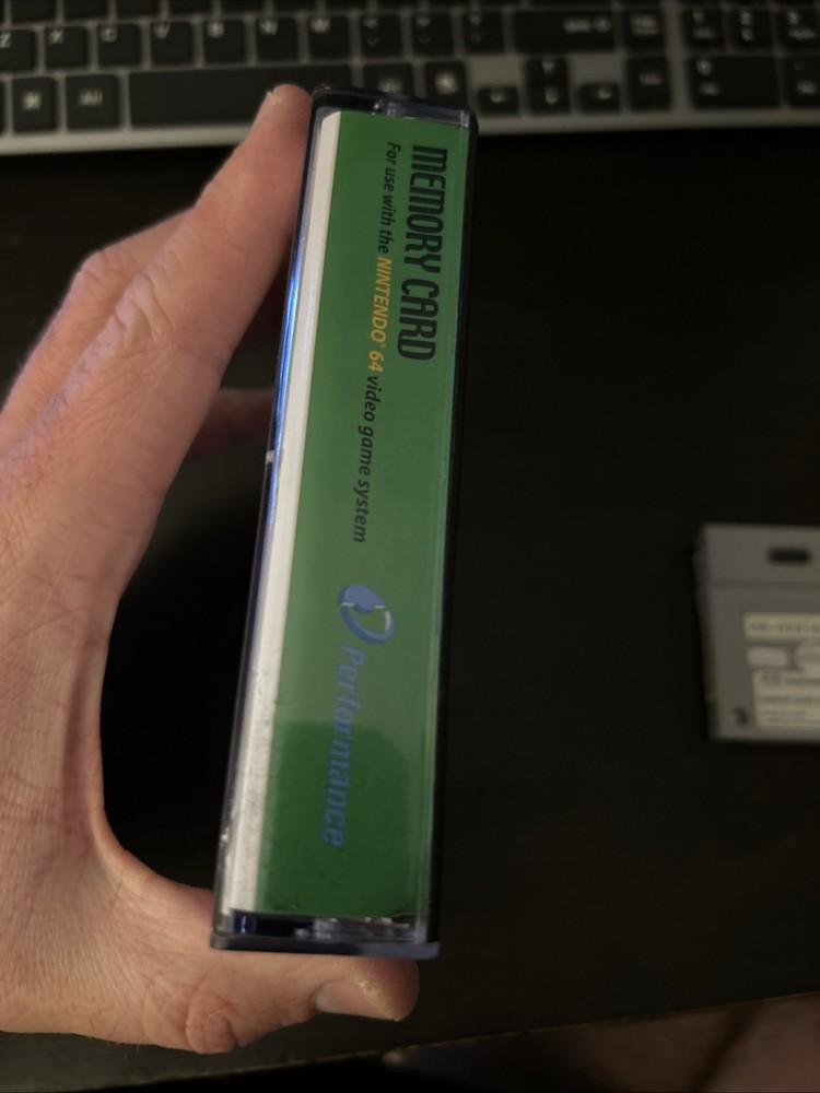 N64 Memory Card Case And Inserts | Performance W/ Memory Card