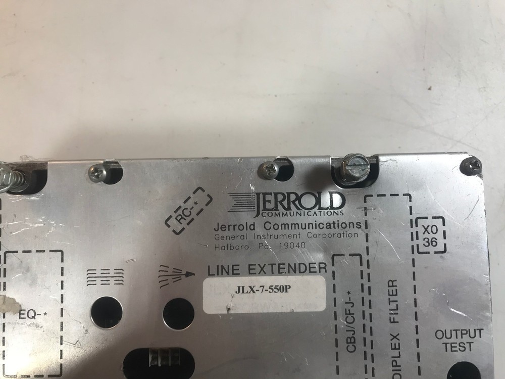 Jerrold JLX-7-550P Line Extender Amplifier