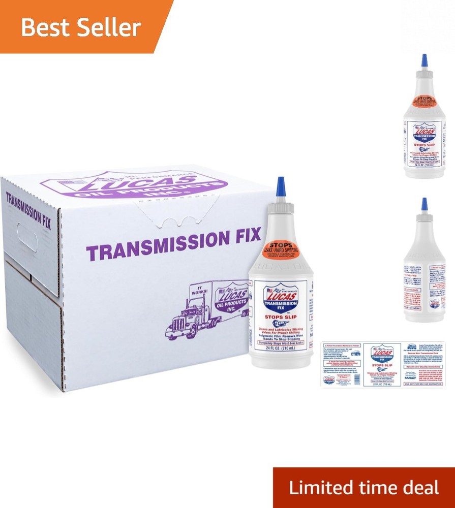 Preventative Maintenance with Lucas Transmission Fix 24oz - Boost Shifting Ease