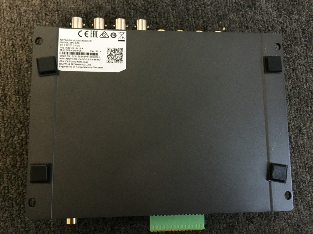 WISENET SPE-420 VIDEO ENCODER