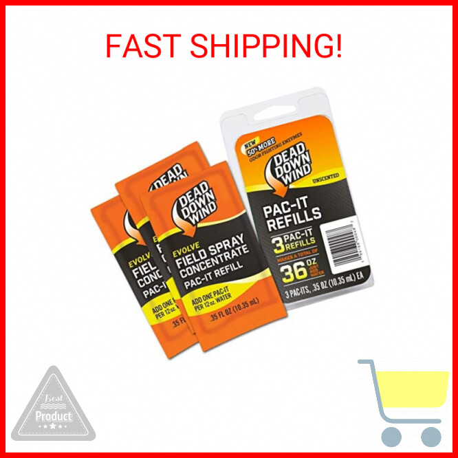 DEAD DOWN WIND Evolve Field Spray Refills - Odor Fighting Hunting Scent Control