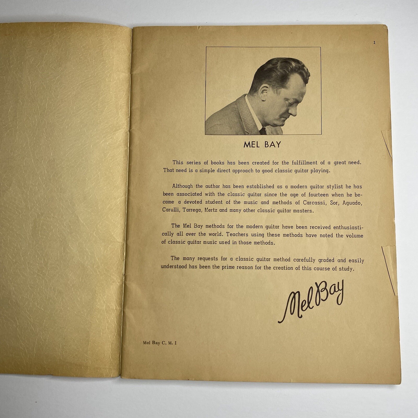 MEL BAY Mel Bay's Classic Guitar Method, Workbook, Volume 1, Vintage 1960