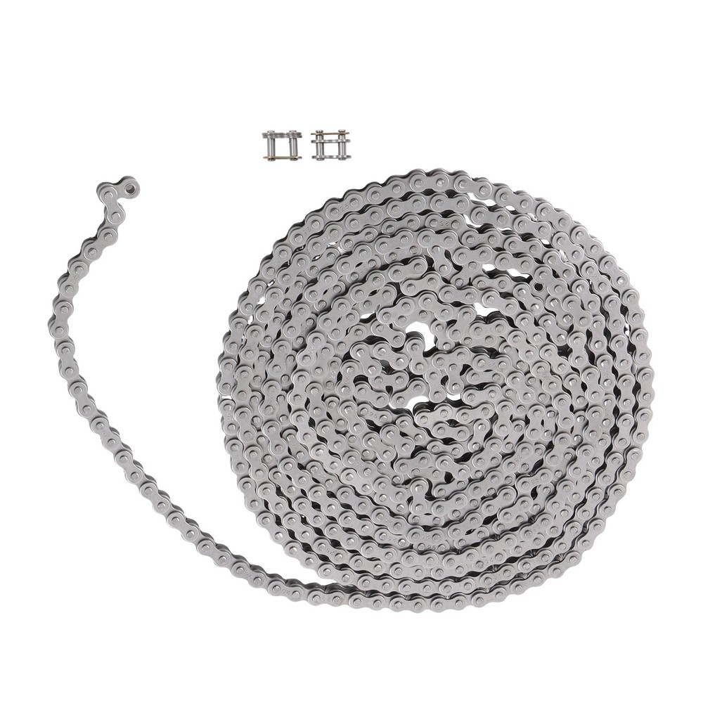 #25 Roller Chain 10 Ft Length Heavy Duty Industrial with 2 Master Links
