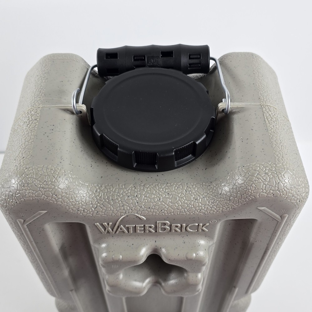 5 WaterBrick 3.5 Gallon Water Storage Containers Stackable Emergency Prep