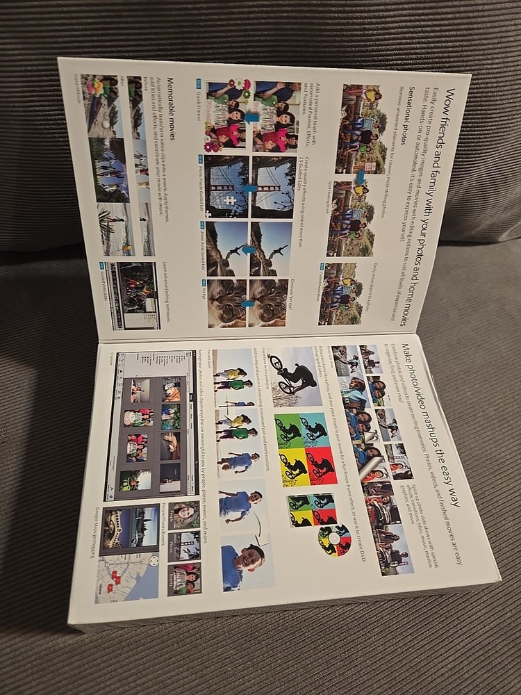 Adobe Photoshop Elements 12 & Premiere Elements 12 Software Bundle – New Sealed