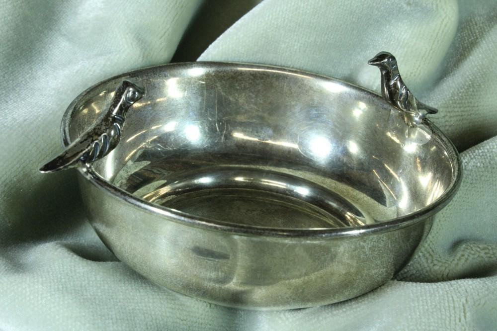Silver bowl. Mexico. Silver bowl. Mexico