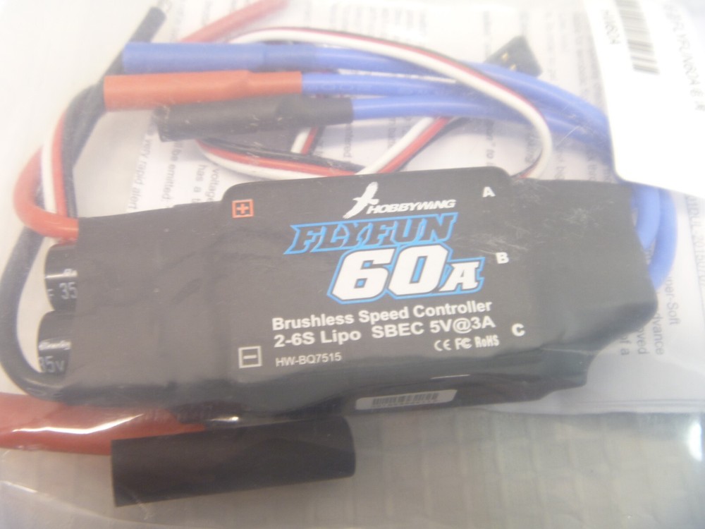 60A 6S V4 Speed Control Hobbywing Flyfun 80020630