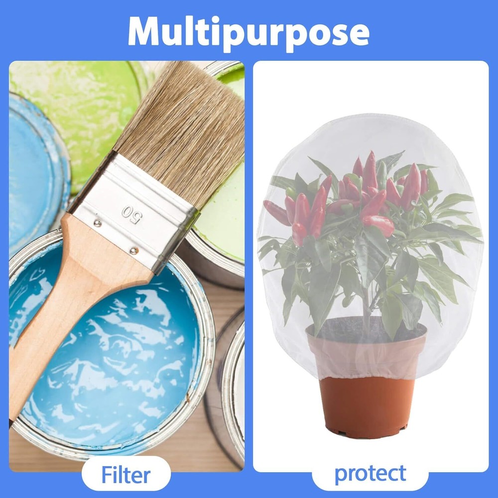 10PCS Paint Strainer Bag - 5 Gallon Filter Bucket...