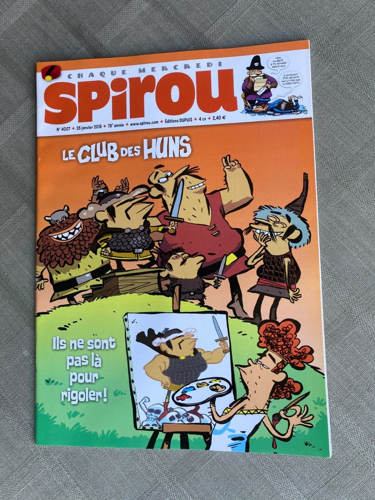 Spirou Weekly No. 4007 2015 In Excellent Condition